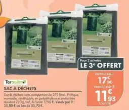 Point Vert Teracile SAC À DÉCHETS offre
