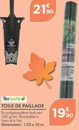 Point Vert Teragile Toile de paillage offre