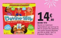 Jouet E.Leclerc Devine Tête offre