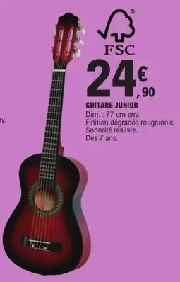 E.Leclerc GUITARE JUNIOR offre