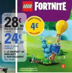 Jouet E.Leclerc LEGO FORTNITE offre