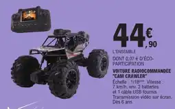 E.Leclerc Cam crawler voiture radiocommandee offre
