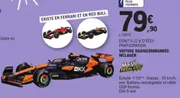 E.Leclerc Maisto tech ric voiture radiocommandée mclaren offre