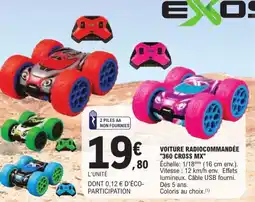 E.Leclerc Exos voiture radiocommandee 360 cross mx offre