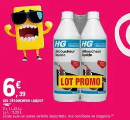 E.Leclerc HG déboucheur liquide offre
