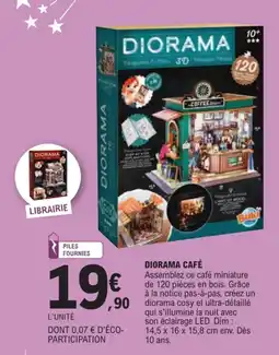 Jouet E.Leclerc Buki Diorama Café offre