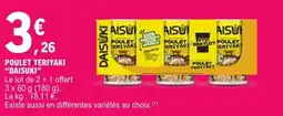 E.Leclerc DAISUKI POULET TERIYAKI offre