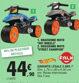 E.Leclerc Draisienne moto hot wheels draisienne moto street champion offre