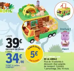 E.Leclerc Le camping-car de la jungle offre