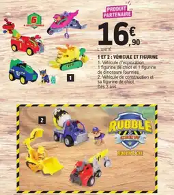 E.Leclerc 1 et 2 vehicule et figurine offre