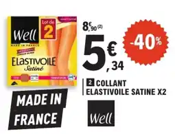 E.Leclerc Well Collant Elastivoile Satine offre