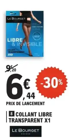 E.Leclerc LE BOURGET COLLANT LIBRE TRANSPARENT offre