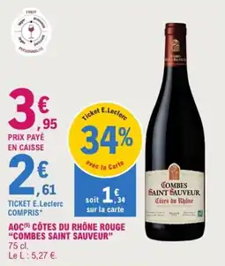 E.Leclerc COMBES SAINT SAUVEUR offre