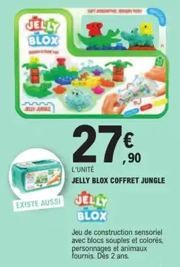 Jouet E.Leclerc Jelly blox coffret jungle offre