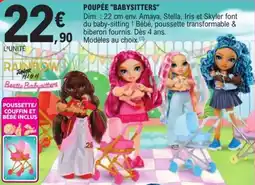 Jouet E.Leclerc RAINBOW HIGH Bestie Babysitters offre