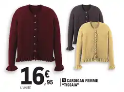E.Leclerc TISSAIA CARDIGAN FEMME offre