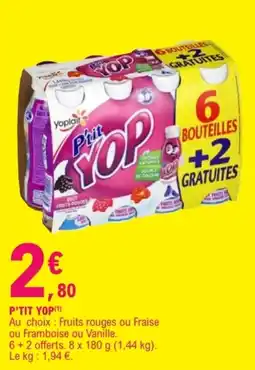 E.Leclerc Yoplait P'tit YOP offre