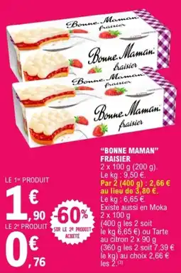 E.Leclerc Bonne Maman fraisier offre