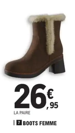 E.Leclerc 7 BOOTS FEMME offre