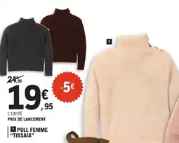 E.Leclerc Tissaia Pull Femme offre
