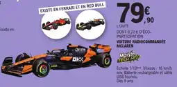 Jouet E.Leclerc Maisto tech ric voiture radiocommandée mclaren offre
