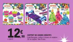 Jouet E.Leclerc ARTECH COFFRET DE LOISIRS CRÉATIFS offre