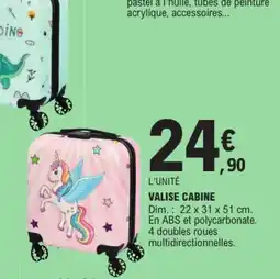 E.Leclerc VALISE CABINE offre