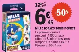 Jouet E.Leclerc DUJARDIN MILLE BORNES SONIC POCKET offre