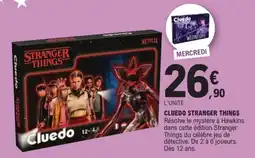 Jouet E.Leclerc Cluedo Stranger Things offre