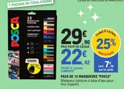 Jouet E.Leclerc POS CA MARQUEURS PEINTURE offre