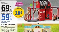 Jouet E.Leclerc Grande caserne de pompiers offre
