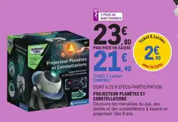 Jouet E.Leclerc Clementoni Projecteur Planètes et Constellations offre