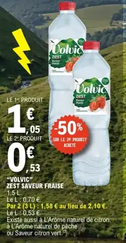E.Leclerc VOLVIC ZEST SAVEUR FRAISE offre
