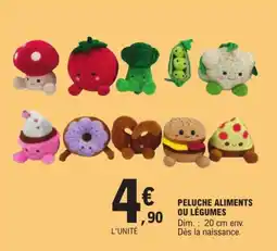 Jouet E.Leclerc Peluche aliments ou légumes offre