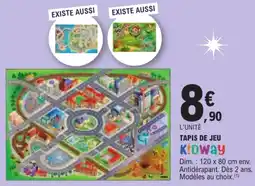 Jouet E.Leclerc K!DWay Tapis de jeu offre
