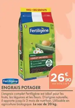 Point Vert Fertiligene ENGRAIS POTAGER offre
