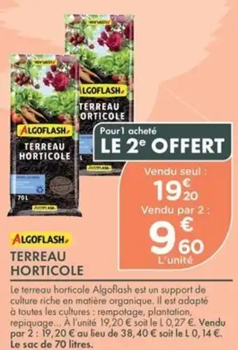 ALGOFLASH TERREAU HORTICOLE