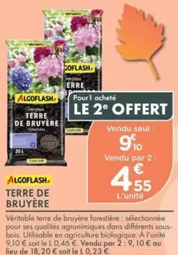 Point Vert ALGOFLASH TERRE DE BRUYÈRE offre