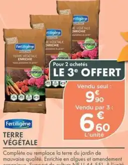 Point Vert Fertiligène Terre végétale offre