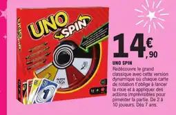 Jouet E.Leclerc UNO SPIN offre