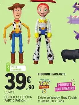Jouet E.Leclerc Toy Story 5 Figurine parlante offre