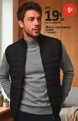 E.Leclerc TISSAIA GILET SANS MANCHES HOMME offre