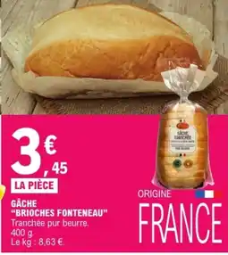 E.Leclerc GÂCHE BRIOCHES FONTENEAU offre