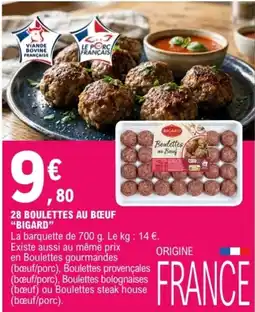 E.Leclerc BIGARD Boulettes au Bœuf offre