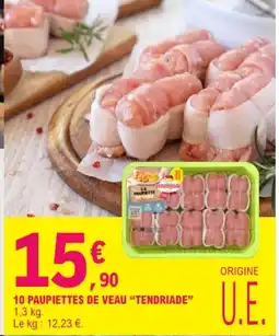 E.Leclerc Tendriade Paupiettes de Veau offre