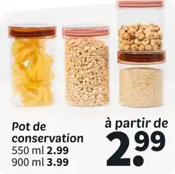 Wibra Pot de conservation offre