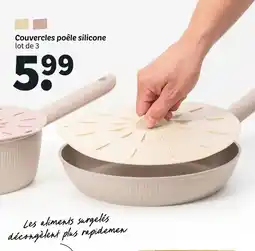 Wibra Couvercles poêle silicone offre