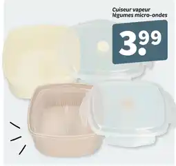 Wibra Cuiseur vapeur legumes micro-ondes offre