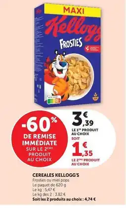 Super U Kellogg's - céréales offre