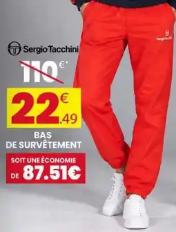 Stokomani Sergio tacchini - bas de survètement offre